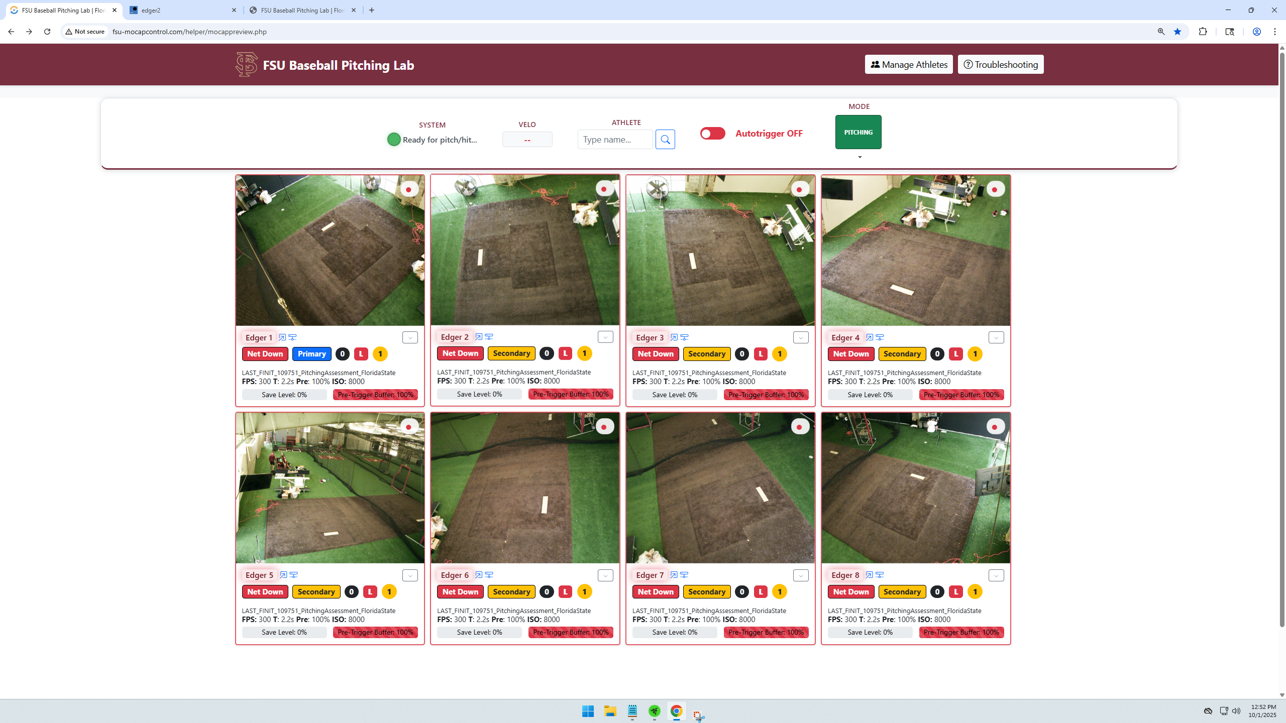 Motion Capture Frontend